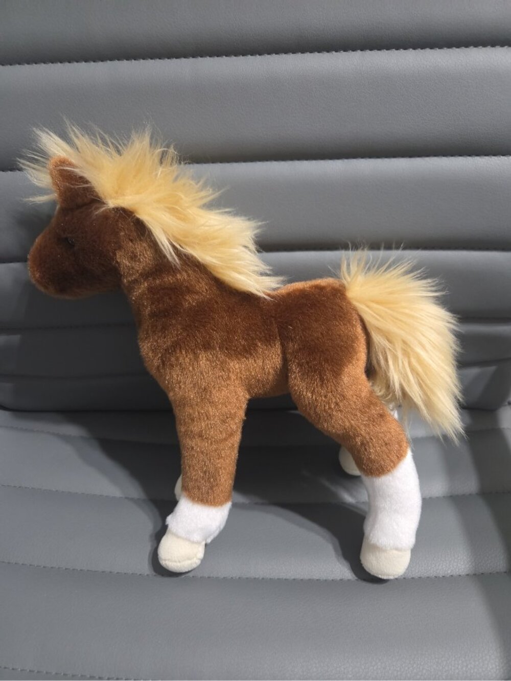 Douglas Plush Brown Teak Chestnut Foal Stuffed Cuddle Horse